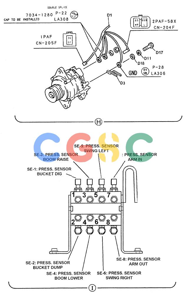 神钢零件查询(SK160LC) - DYNAMIC ACERA EXCAVATOR 11/2000 ASN YM02U0101 (11/00-12/02) (01-063[05]) - HARNESS ASSY Kobelco