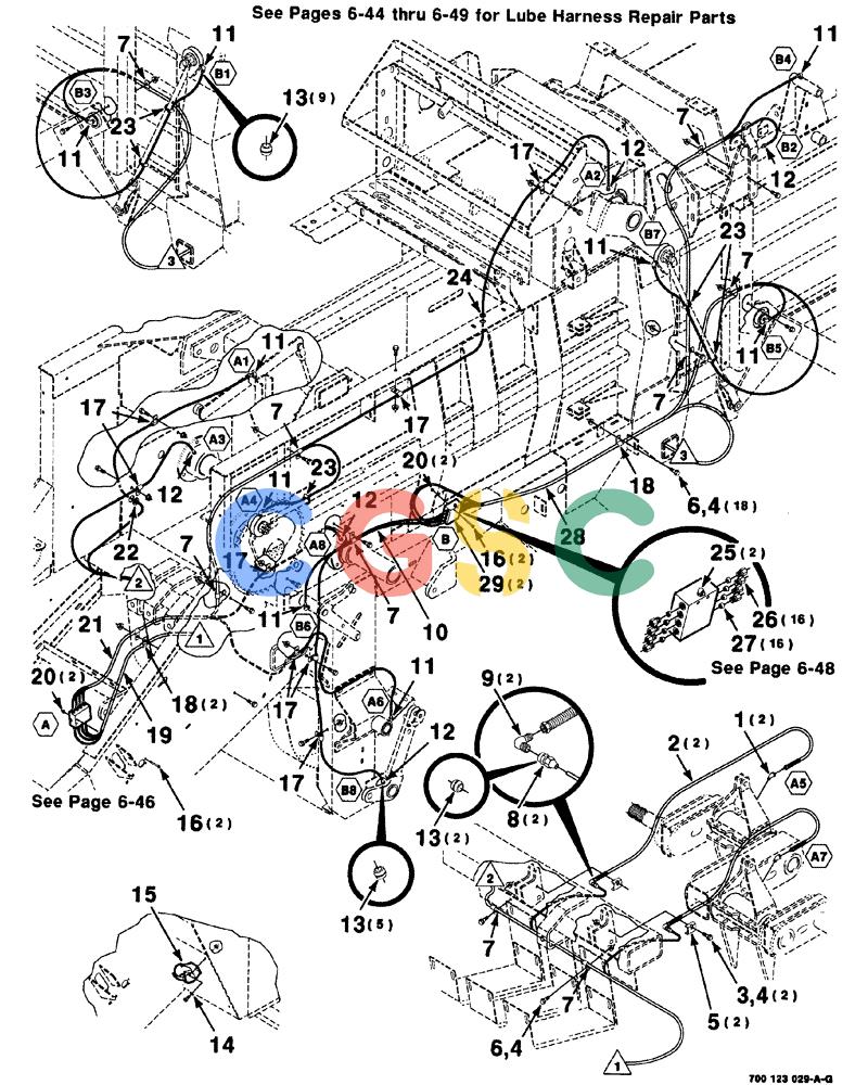 凯斯零件查询(8575) - CASE IH MID-SIZE RECTANGULAR BALER (NORTH AMERICA) (1/95-12/00) (06-044) - LUBE ASSEMBLY-CENTRALIZED, S.N. CFH0113001 THRU CFH0163128 Case Agriculture