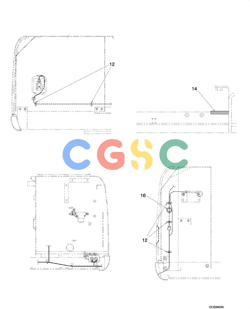 纽荷兰零件查询(E215) - CRAWLER EXCAVATOR (NA) - ASN N6DA21215 (1/06-) (04 -08[00]) - HARNESS ASSY, UPPERSTRUCTURE New Holland Constructuion