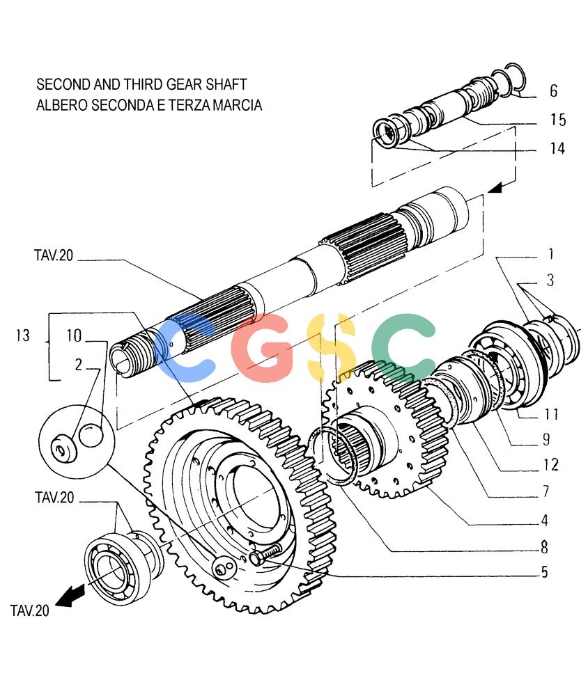 纽荷兰零件查询(FD175) - CRAWLER DOZER (N.A. VERSION)(S/N 061640 & AFTER) (1/93-) (1.211[21]) - TRANSMISSION - COMPONENTS New Holland Constructuion