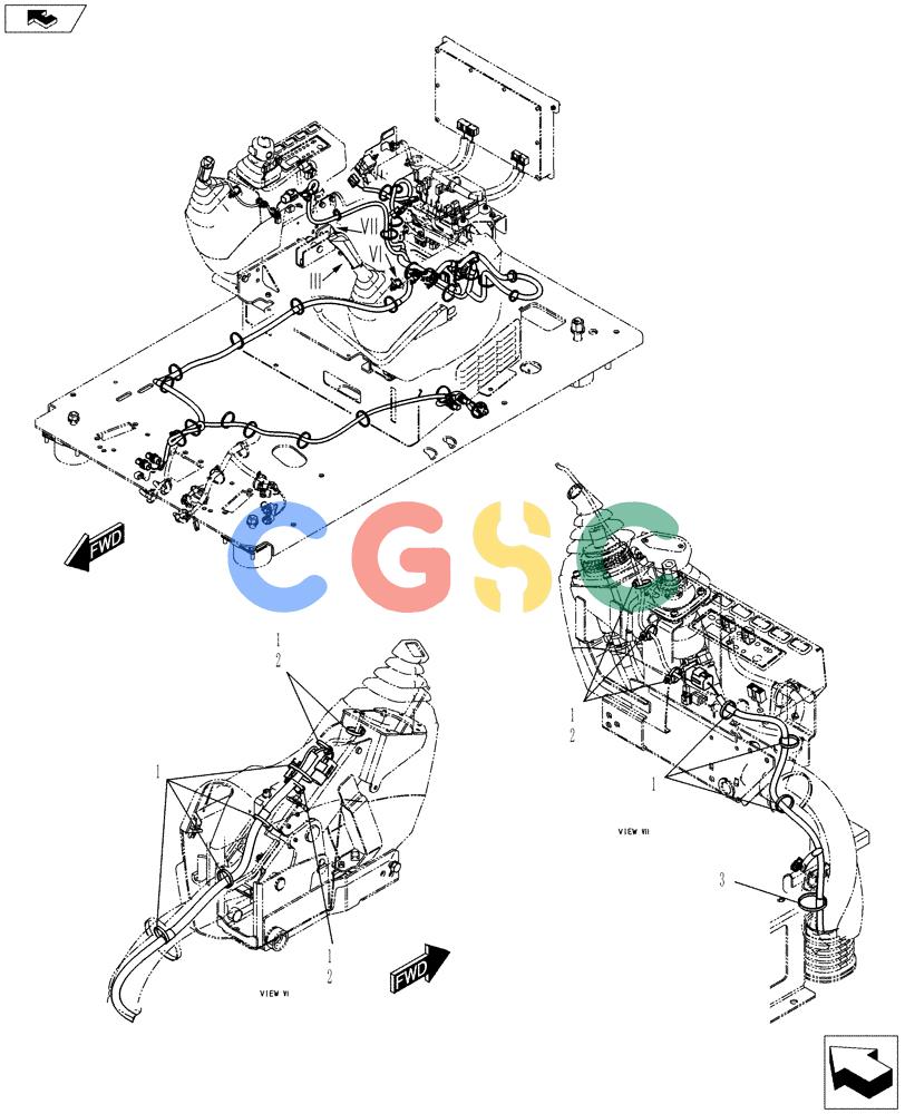 神钢零件查询(ED150-2) - BLADE RUNNER EXCAVATOR/DOZER ASN LH01-01001 (1/09-12/12) (01-086[04]) - HARNESS ASSEMBLY, UPPER (NIBBLER & BREAKER) Kobelco