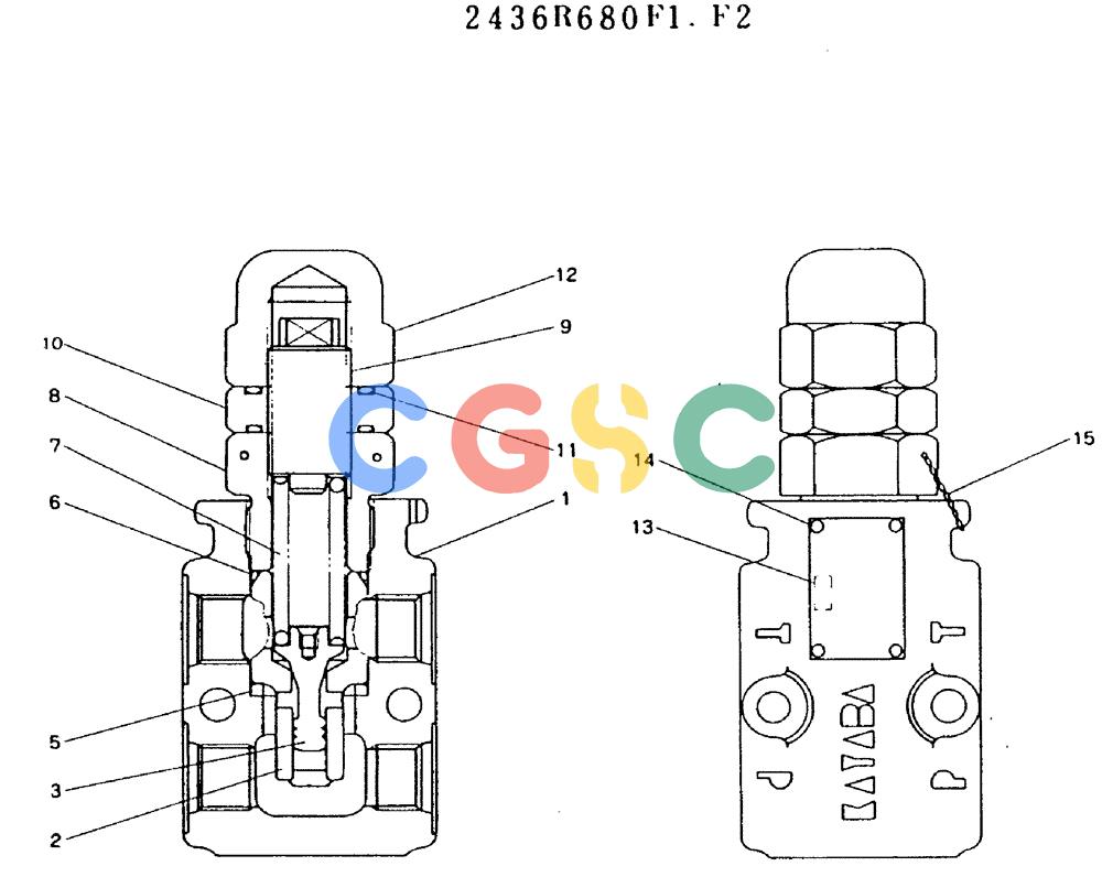 神钢零件查询(MD240BLC) - EXCAVATOR ASN LL1488 (1/80-12/06) (11-001) - VALVE ASSY, RELIEF Kobelco