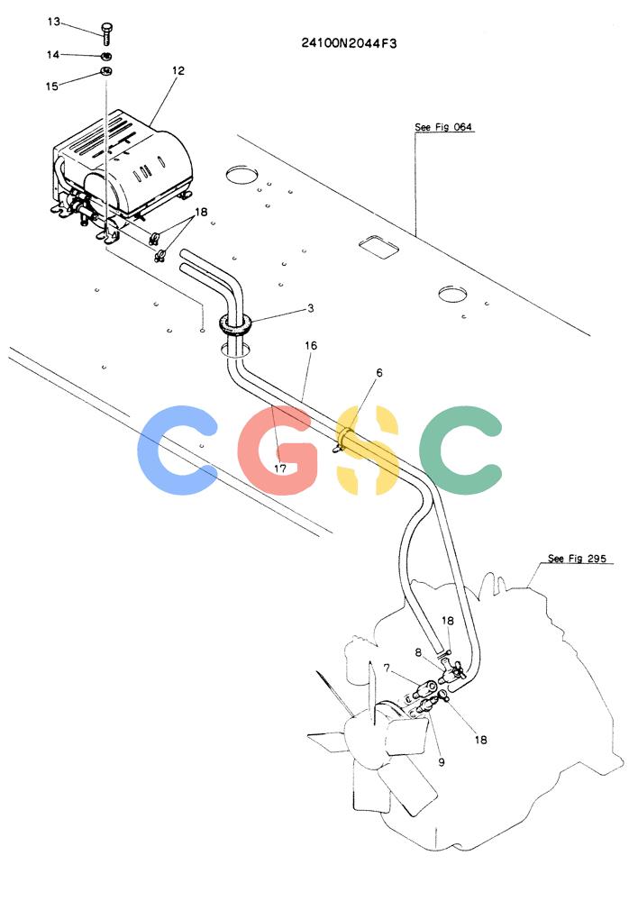 神钢零件查询(K904EL) - EXCAVATOR ASN LX1401 (1/86-12/03) (05-013) - HEATER ASSY Kobelco