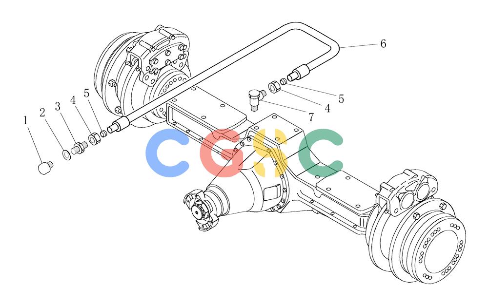 纽荷兰零件查询(AD250 (3.5 VERSION)) - ARTICULATED DUMP TRUCK (7/01-) (2.377[05]) - REAR AXLE New Holland Constructuion