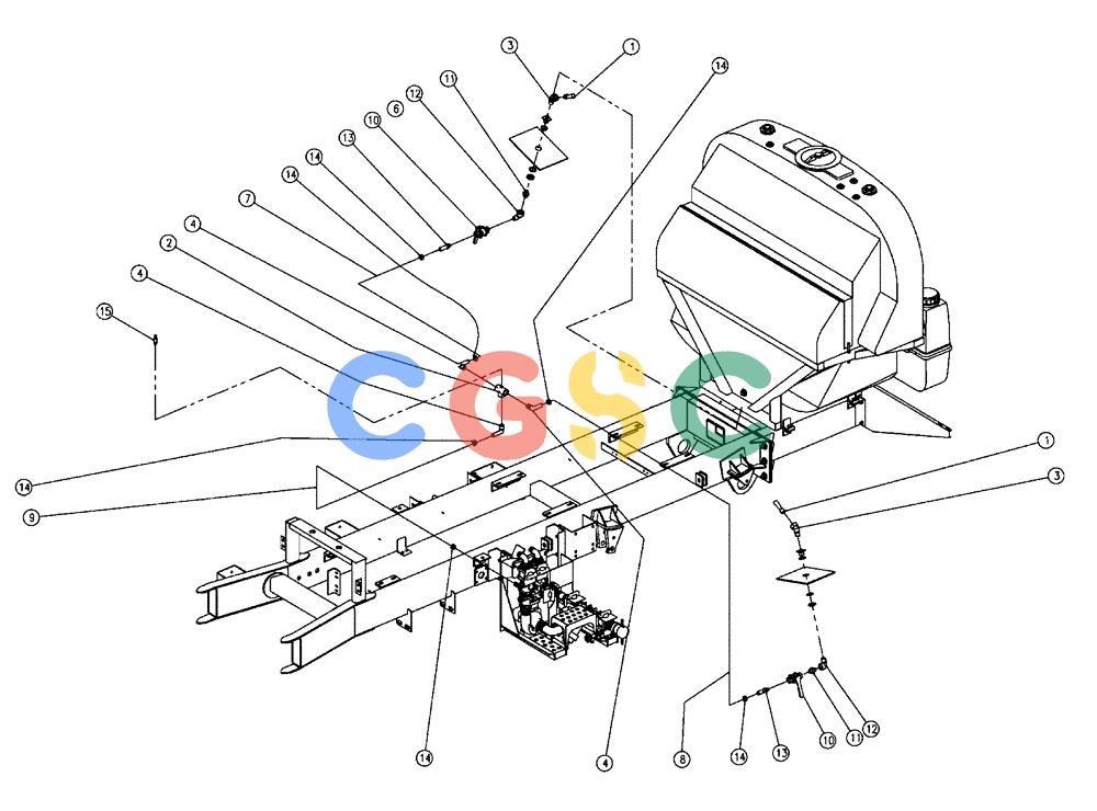 凯斯零件查询(FLX810) - FLEX-AIR APPLICATOR (10/03-8/09) (10-025) - SPARGE GROUP, FLEX LIQUID, 60’ & 70’ Case Agriculture