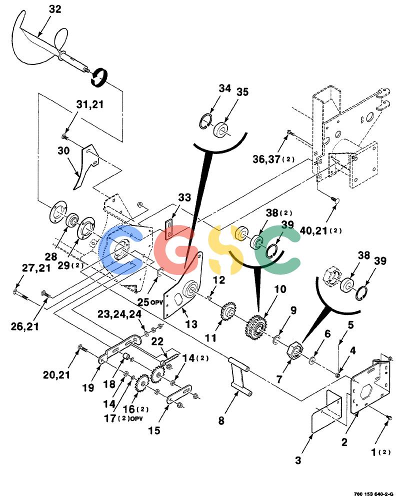 凯斯零件查询(RS561A) - CASE IH ROUND BALER (1/99-12/00) (2-022) - STUFFER, AUGER AND DRIVE ASSEMBLIES, LEFT Case Agriculture