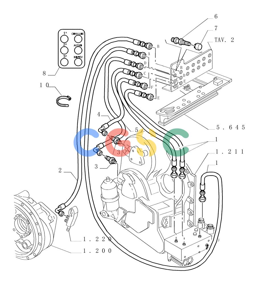 纽荷兰零件查询(DC150LT) - CRAWLER DOZER (6/00-) (6.756[01]) - HYDRAULIC DIAGNOSTIC SYSTEM New Holland Constructuion