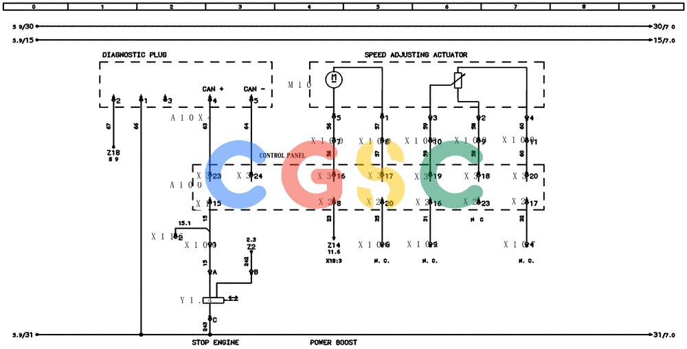 纽荷兰零件查询(EC240) - CRAWLER EXCAVATOR (5/00-) (31.051[006]) - ELECTRICAL COMPON. I.CIRCUIT DIAGRAM Page 06 (S/N 724002-UP) New Holland Constructuion