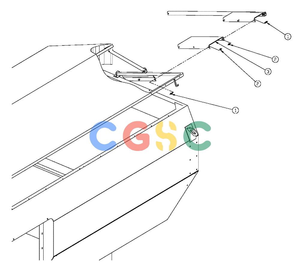 凯斯零件查询(438) - FLEX-AIR APPLICATOR - 2003 (3/03-10/03) (11-034) - FLIPTOP HANDLE EXTENSION (WET KIT ONLY) Case Agriculture