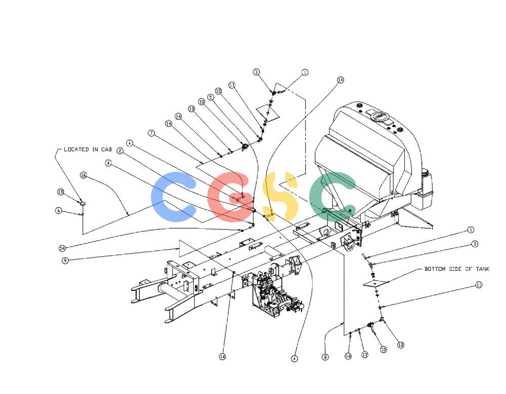 凯斯零件查询(438) - FLEX-AIR APPLICATOR - 1999 (2/99-3/03) (18-015) - SPARGE GROUP, FLEX LIQUID Case Agriculture