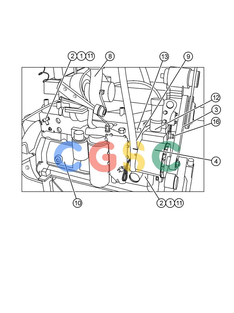 凯斯零件查询(FLX3300B) - FLOATER - 2002 (9/02-10/03) (02-001[01]) - ENGINE GROUP Case Agriculture