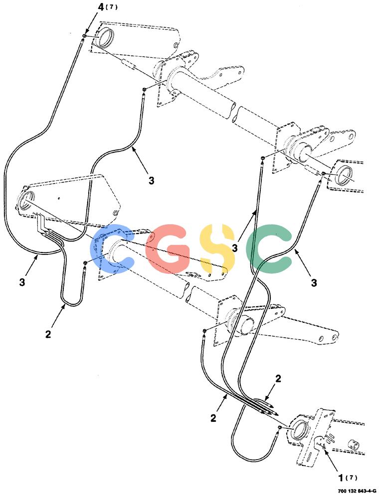 凯斯零件查询(RS561) - CASE IH ROUND BALER (1/99-12/00) (06-024) - TENSIONING LUBE ASSEMBLY (S.N. CFH0156400 AND LATER) Case Agriculture