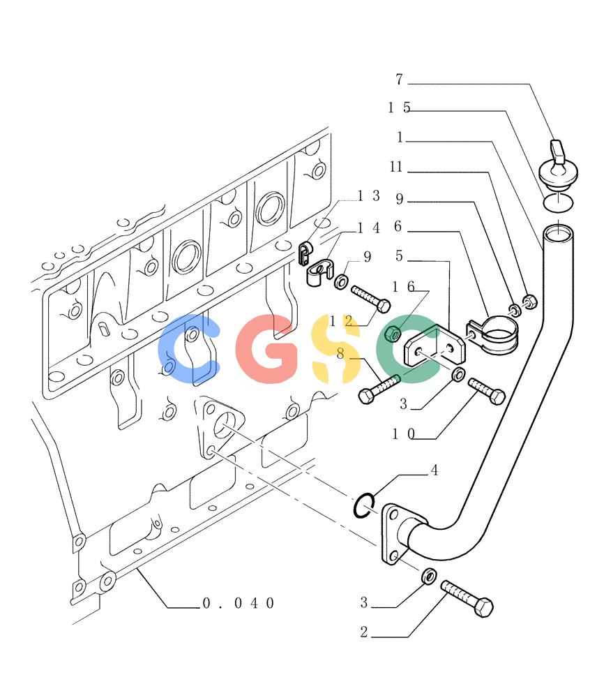 纽荷兰零件查询(DC150PS) - CRAWLER DOZER (0.505[03]) - ENGINE - RELATED PARTS New Holland Constructuion