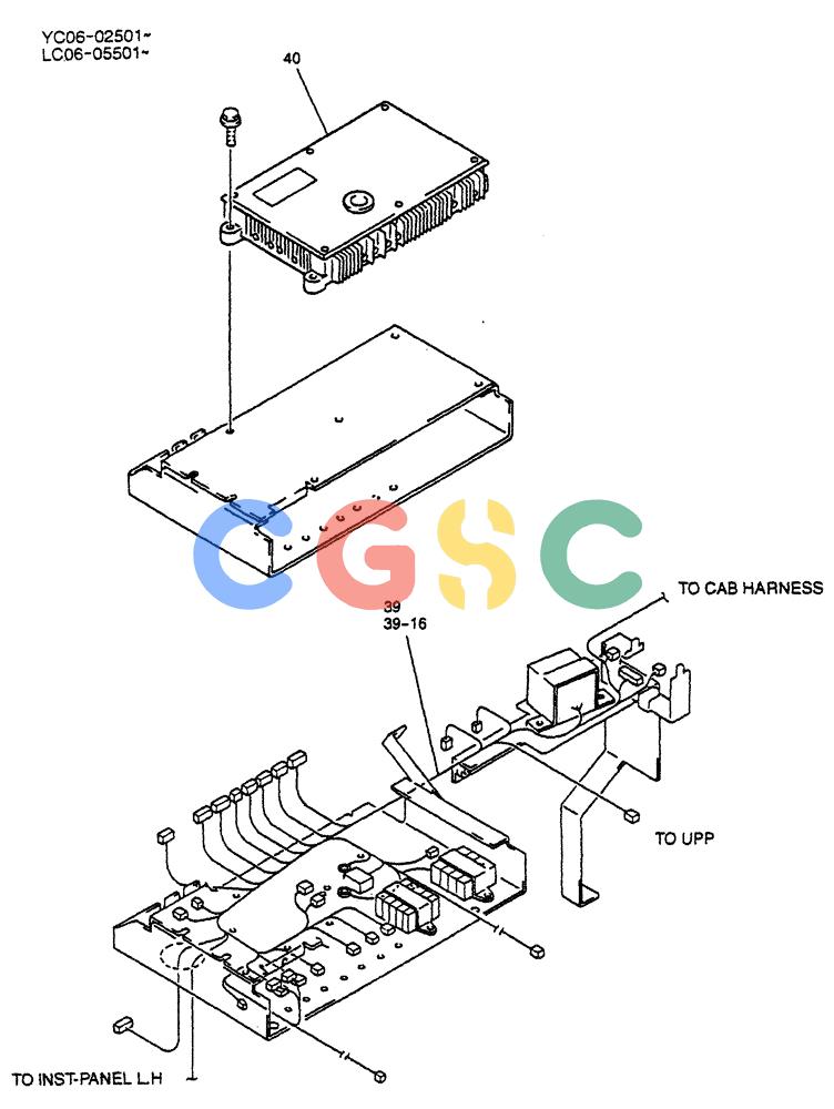 神钢零件查询(BREAKER) - NIBBLER/BREAKER ATTACHMENT - SK330, SK330LC DYNAMIC ACERA EXCAVATOR (9/04-) (01-029[01]) - CONTROLLER ASSY (EXTRA) Kobelco