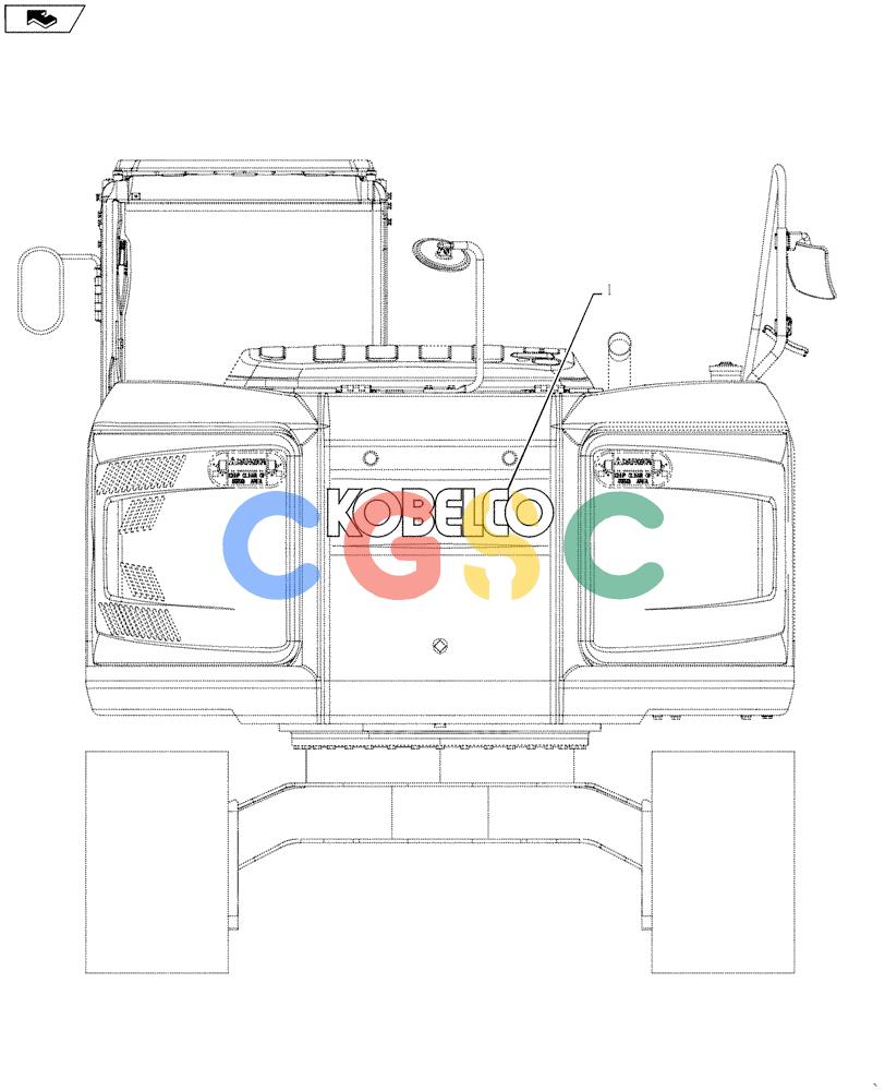 神钢零件查询(ED160 BLADE) - HYDRAULIC EXCAVATOR - ASN LH02-01501 (9/12-12/13) (90.108.AC[15]) - NAMEPLATE Kobelco