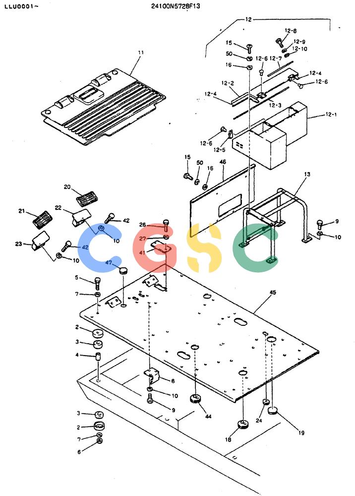 神钢零件查询(MD240BLC) - EXCAVATOR BTW LLU0001 - LLU0300 (1/80-12/06) (02-003) - PLATE ASSY, FLOOR Kobelco