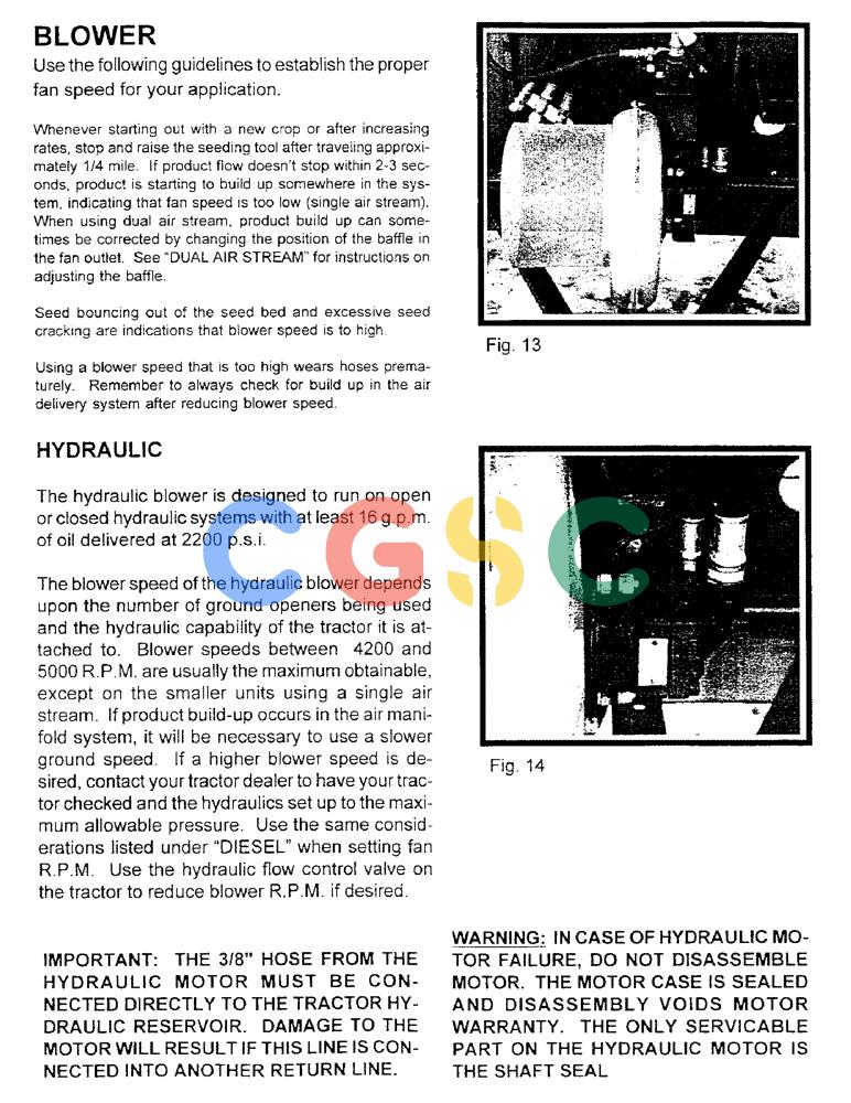 凯斯零件查询(2400) - CONCORD AIR SYSTEM (1/96-12/99) (B07) - BLOWER Case Agriculture