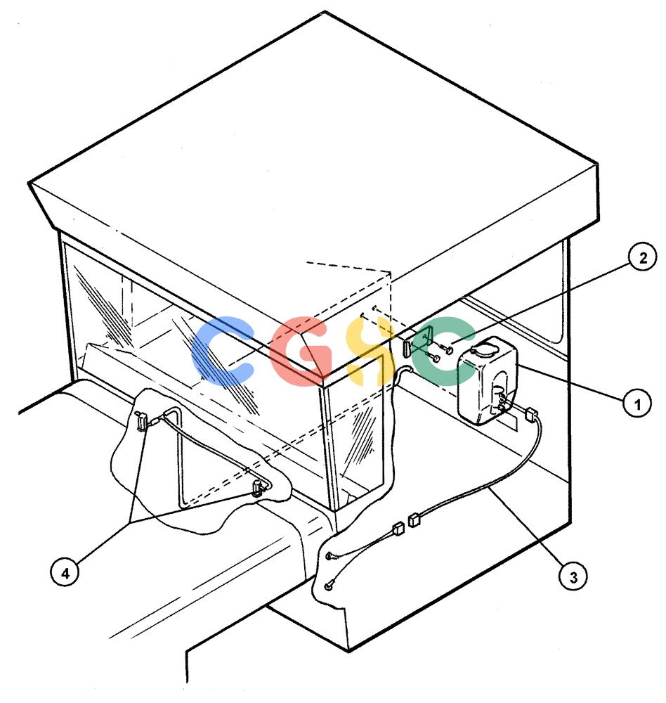 凯斯零件查询(4330) - TITAN FLOATER (6/98-8/99) (01-009) - WINDSHIELD WASHER ASSEMBLY Case Agriculture
