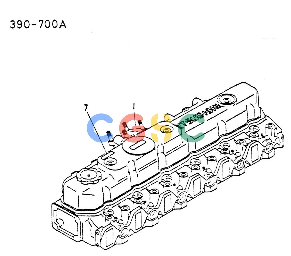 神钢零件查询(MD200C) - EXCAVATOR BTW YQU0701 - YQU2000 (1/80-12/06) (17-069) - NAME PLATE Kobelco