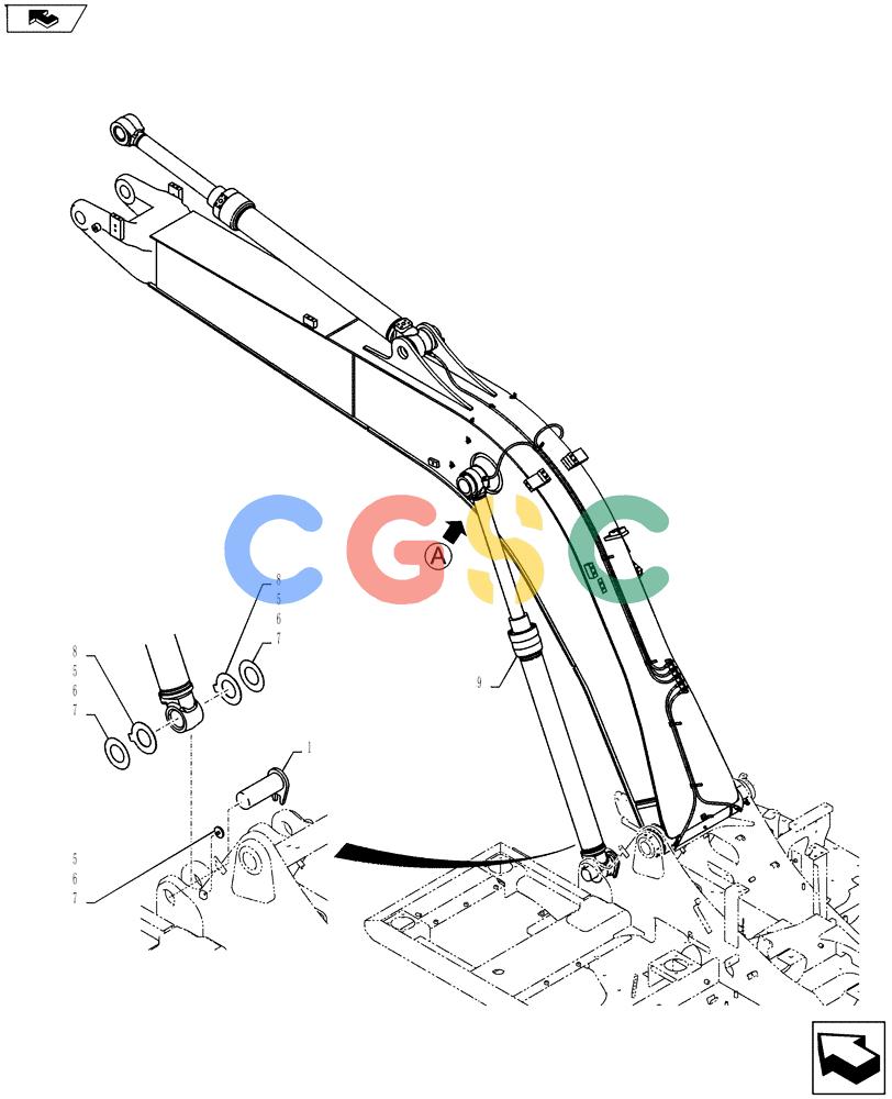 神钢零件查询(ED160 BLADE) - HYDRAULIC EXCAVATOR - ASN LH02-01501 (9/12-12/13) (35.736.AA[01]) - BOOM, CYLINDER, ATTACHMENT Kobelco