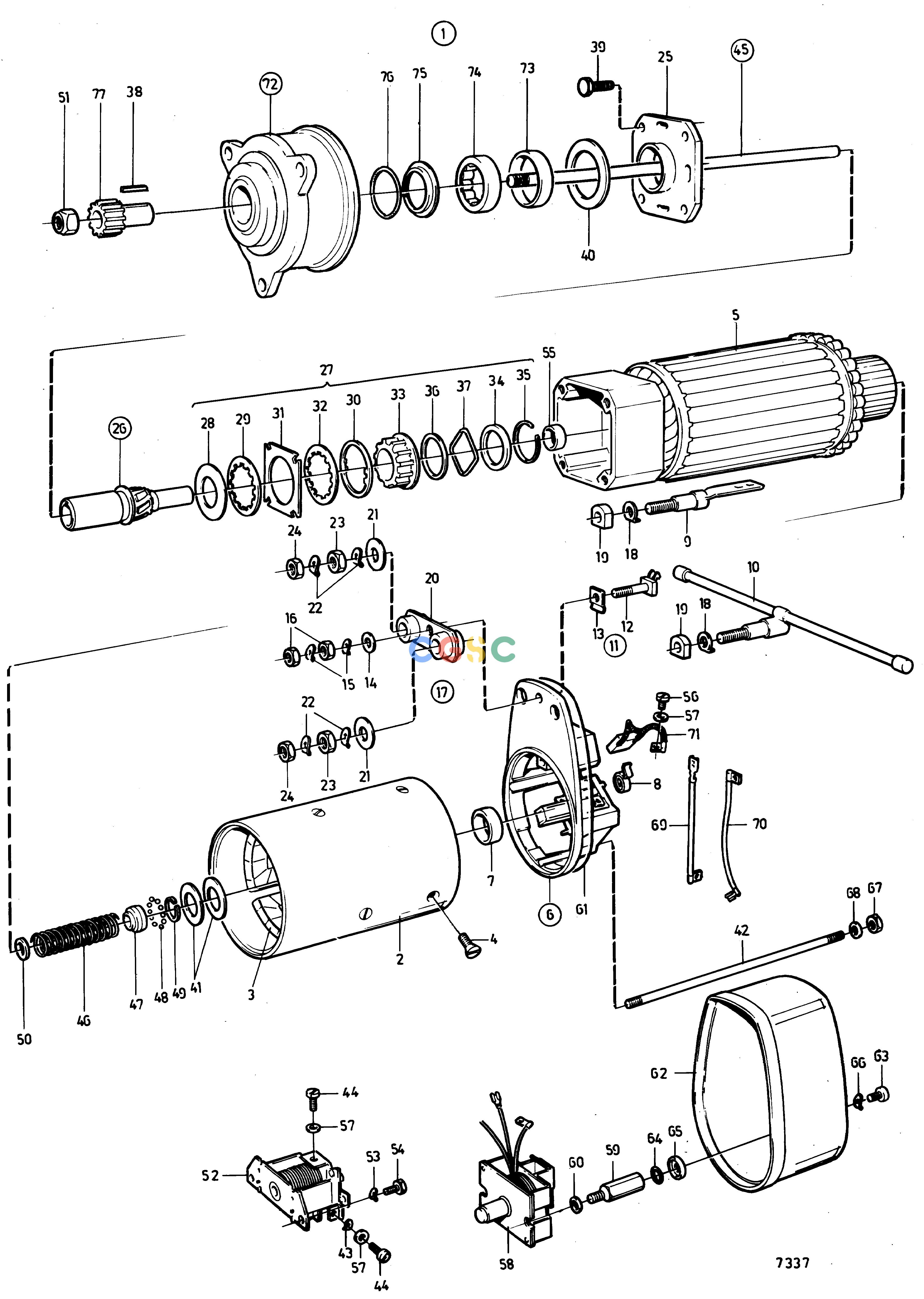 沃尔沃零件查询TMD102A; TAMD102A; TAMD102DElectrical SystemStarter Motor, ComponentsEPC Volvo Penta Parts catalog