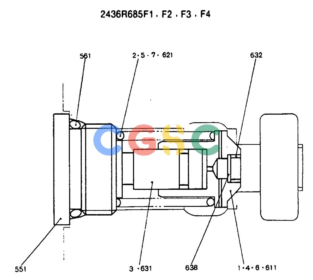 神钢零件查询(MD240C) - EXCAVATOR BTW LLU0301 - LLU0600 (1/80-12/06) (12-004) - VALVE ASSY, RELIEF - 2436R685F1-F4 Kobelco