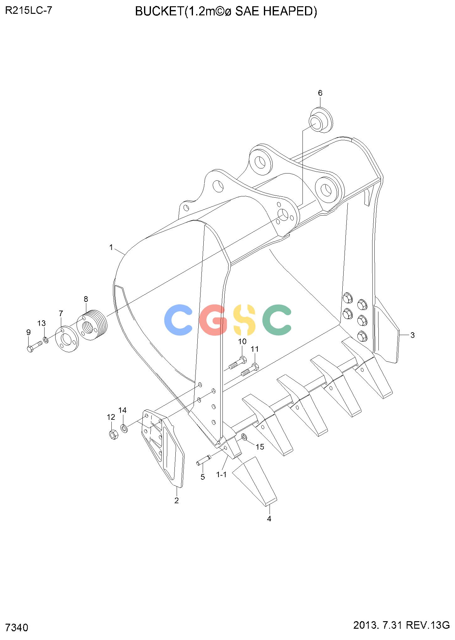 现代零件查询25/30LC-7S INNER MAST (QF-MAST)EPC Hyundai 