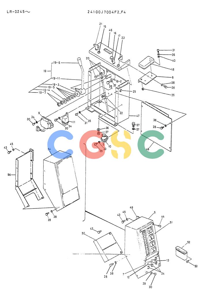 神钢零件查询(K914) - EXCAVATOR ASN LR-0143 (1/79-12/03) (07-018) - PANEL ASSY, INST (FOR NORTH AMERICA WRIST CONTROL TYPE) Kobelco
