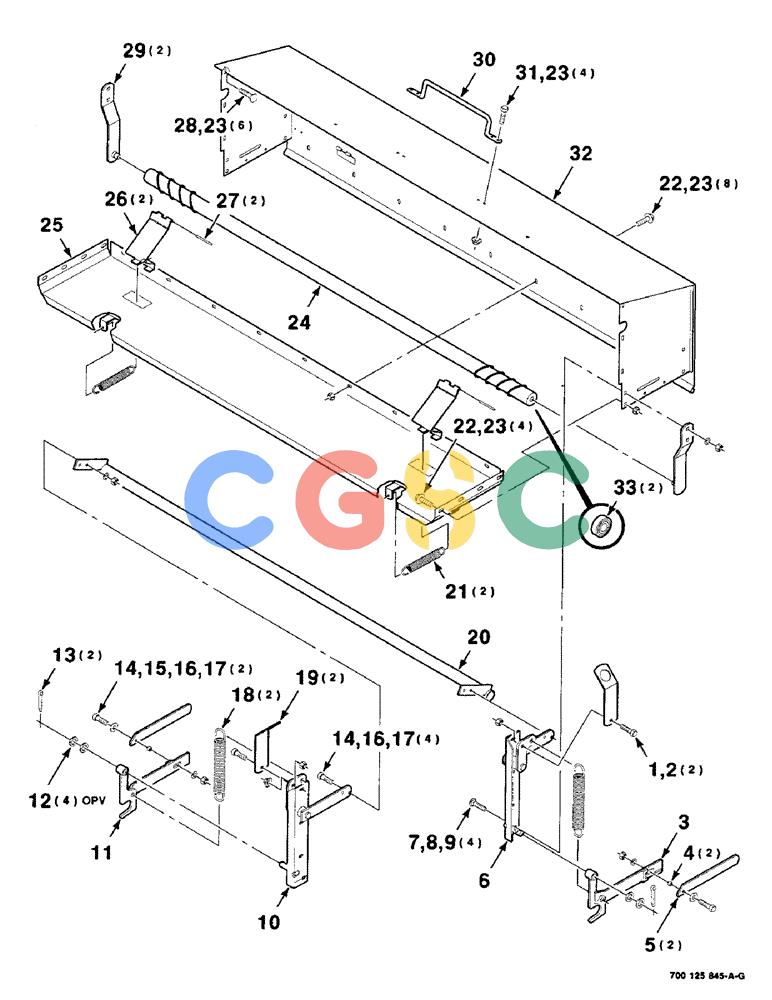 凯斯零件查询(8465T) - CASE IH ROUND BALER W/TRACTOR HYDRAULICS (1/91-12/97) (9-58) - MESH WRAP KIT, BOX ASSEMBLY, SERIAL NUMBER CFH0073001 THROUGH CFH0073137 Case Agriculture