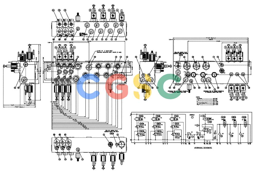 凯斯零件查询(438) - FLEX-AIR APPLICATOR - 2003 (3/03-10/03) (07-015) - VALVE BLOCK, TRIPLE BIN Case Agriculture