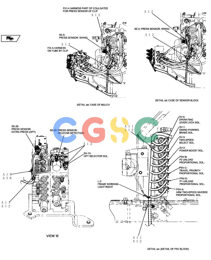 纽荷兰零件查询(E235BSR) - CRAWLER EXCAVATOR (5/07-) (1.220[17]) - ELECTRIC SYSTEM New Holland Constructuion