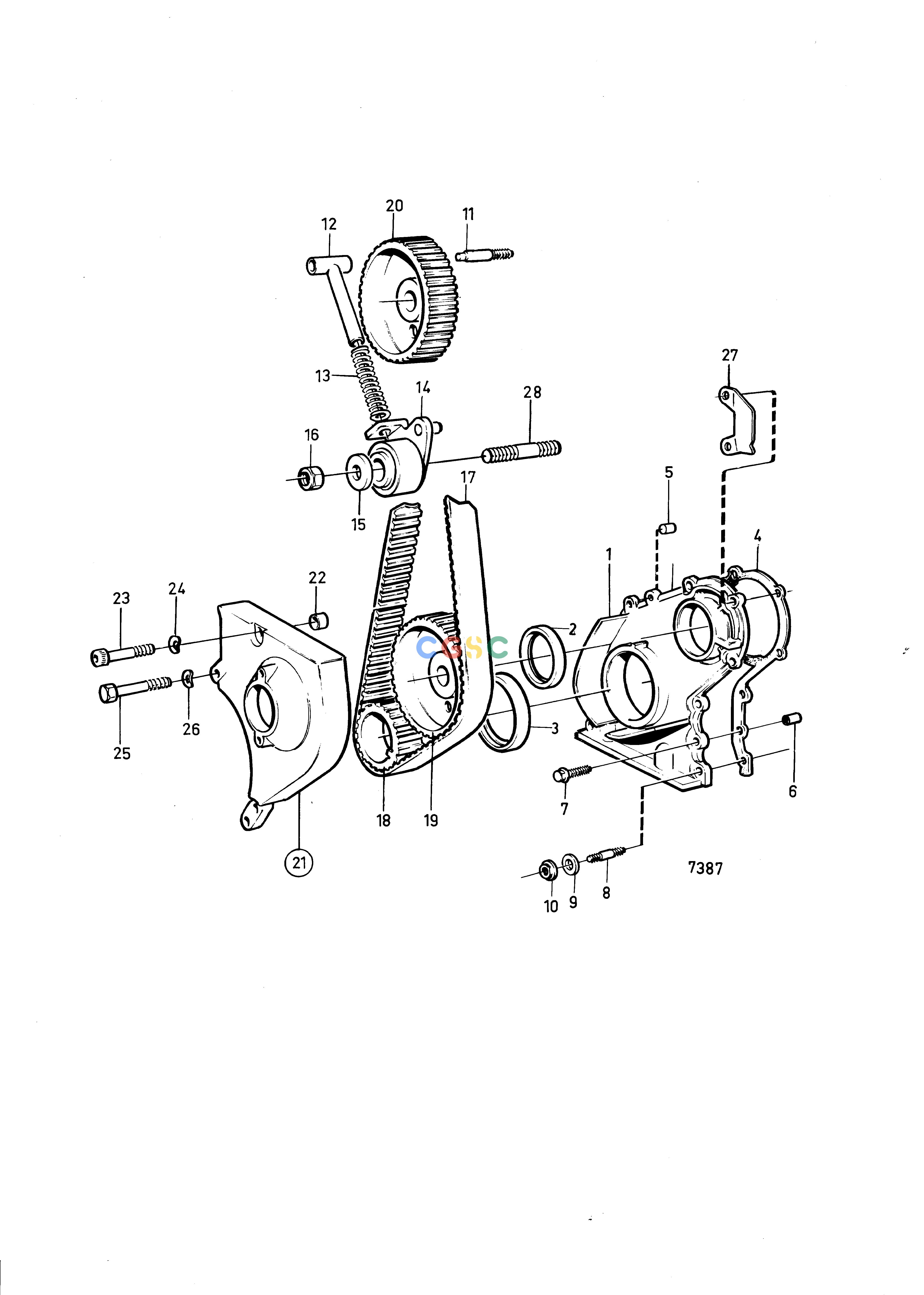 沃尔沃零件查询230A; 230B; 250A; 250BEngineBelt Transmission: BEPC Volvo Penta Parts catalog