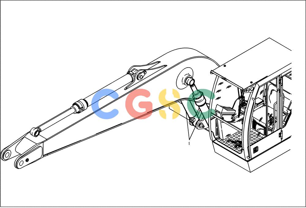 纽荷兰零件查询(EC350) - CRAWLER EXCAVATOR (2/00-) (24.020[001]) - BOOM CYLINDERS INSTALL.MATERIAL (S/N 735003-735036) New Holland Constructuion