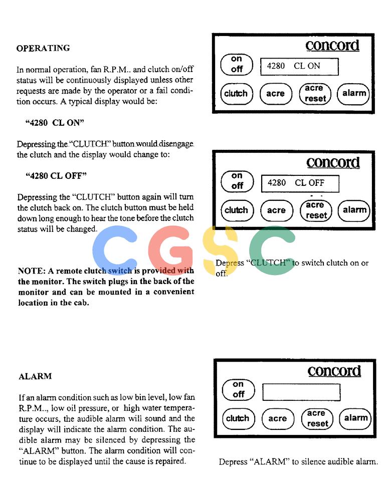 凯斯零件查询(2400) - CONCORD AIR SYSTEM (1/96-12/99) (C25) - MODEL 100 MONITOR SYSTEM, CONTINUED Case Agriculture