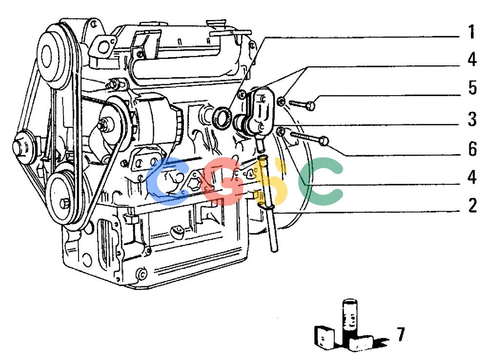 纽荷兰零件查询(FL5B) - CRAWLER LOADER (A1.25[001]) - ENGINE BREATHER LINES New Holland Constructuion