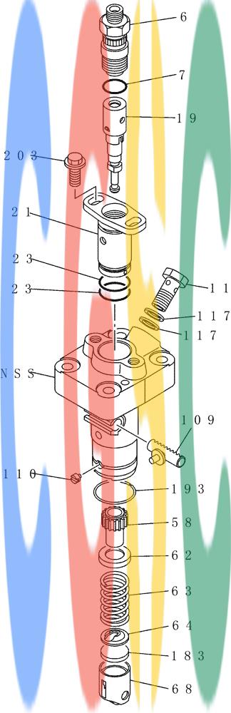 纽荷兰零件查询(E80BMSR) - CRAWLER EXCAVATOR ASN LF05-04001 - (N8TA18060) (B118M-80) - INJECTION PUMP New Holland Constructuion