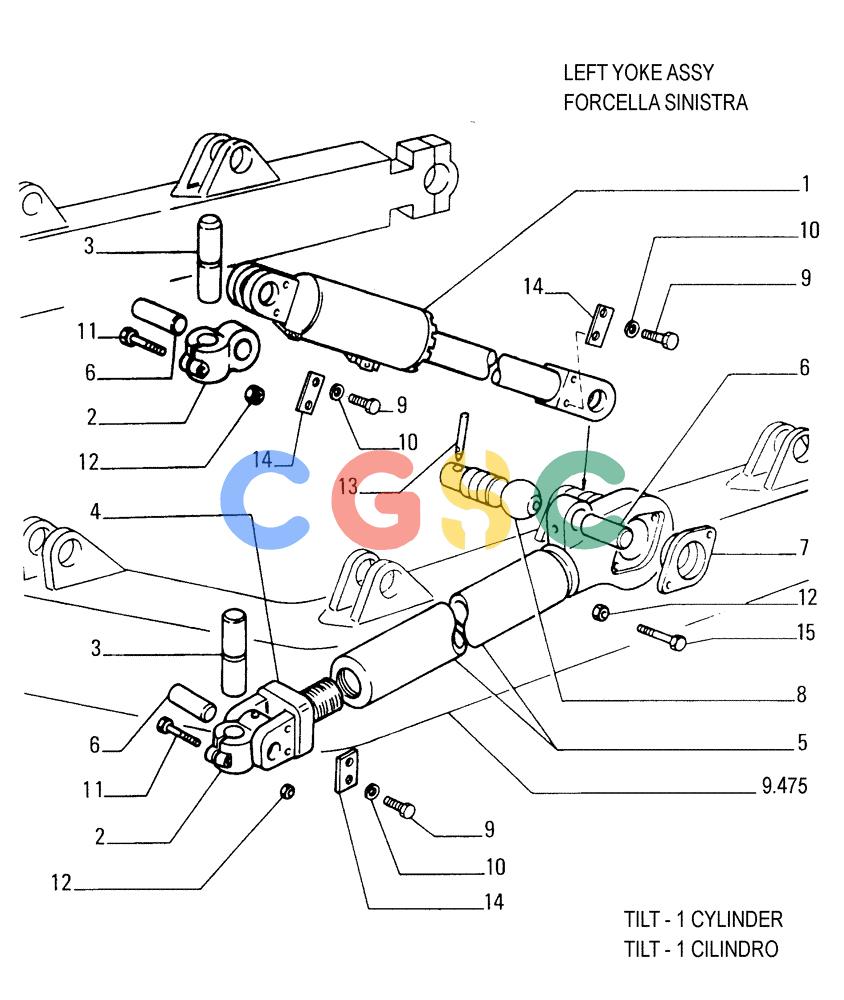 纽荷兰零件查询(FD175) - CRAWLER DOZER (N.A. VERSION)(S/N 061640 & AFTER) (1/93-) (9.481[03]) - HYDRAULIC TILT-ANGLEDOZER (HA) - OPTIONAL CODE 76035824 New Holland Constructuion
