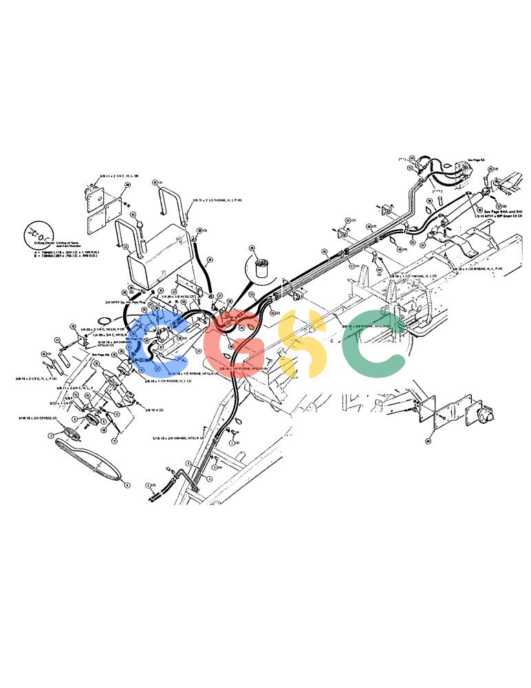 凯斯零件查询(8540) - CASE IH RECTANGULAR BALER (1/88-12/93) (50) - BALE THROWER HYDRAULIC CONTROL ASSEMBLY Case Agriculture