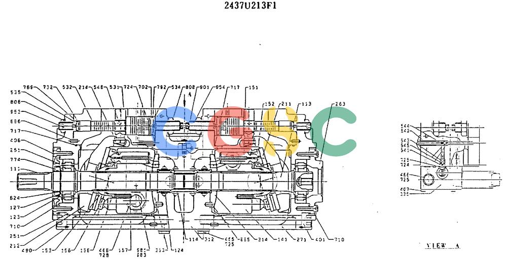 神钢零件查询(MD240BLC) - EXCAVATOR ASN LL1488 (1/80-12/06) (11-019) - PUMP ASSY Kobelco
