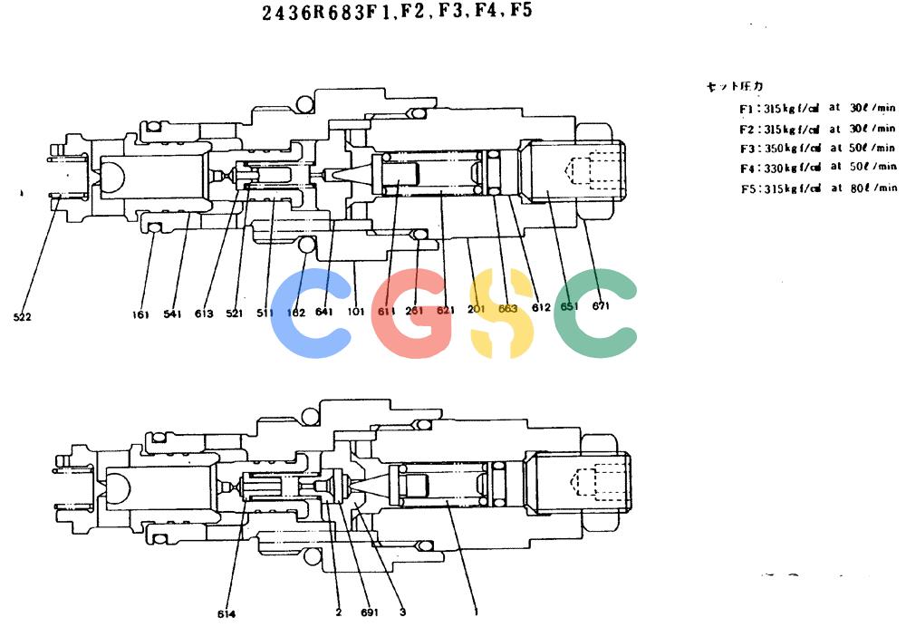 神钢零件查询(MD140BLC) - EXCAVATOR BTW YPU0001 - YPU0300 (1/80-12/06) (11-002) - VALVE ASSY, RELIEF Kobelco