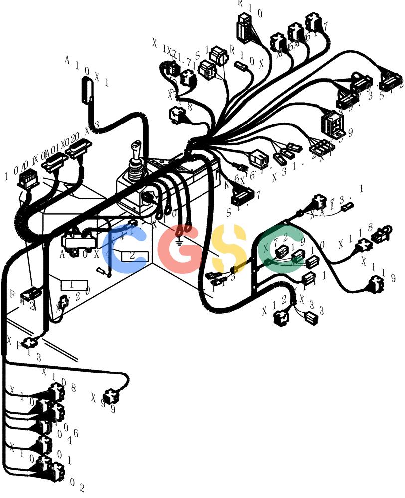 纽荷兰零件查询(EC130) - CRAWLER EXCAVATOR (4/99-) (32.410[001]) - ELECTRICAL SYSTEM BRACKET (S/N 11701-UP) New Holland Constructuion