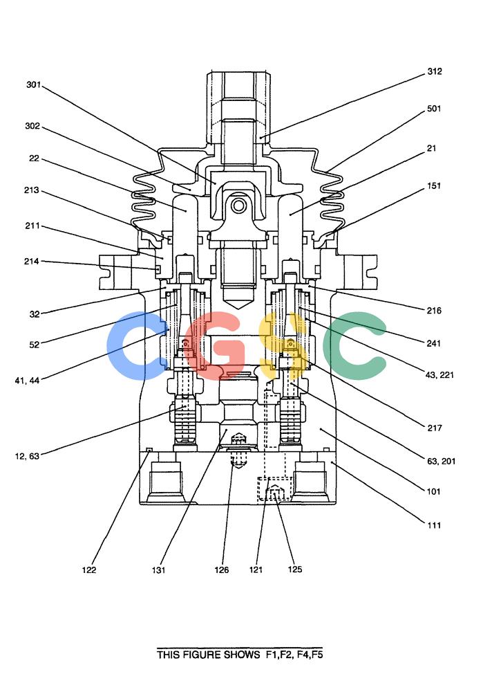 纽荷兰零件查询(EH80) - MIDI CRAWLER EXCAVATOR ASN LF04-02000 (N4TA18001 thru N4TA18010, ASN N5TA18011 -) (NA) (1/ (185) - VALVE ASSEMBLY, PILOT New Holland Constructuion