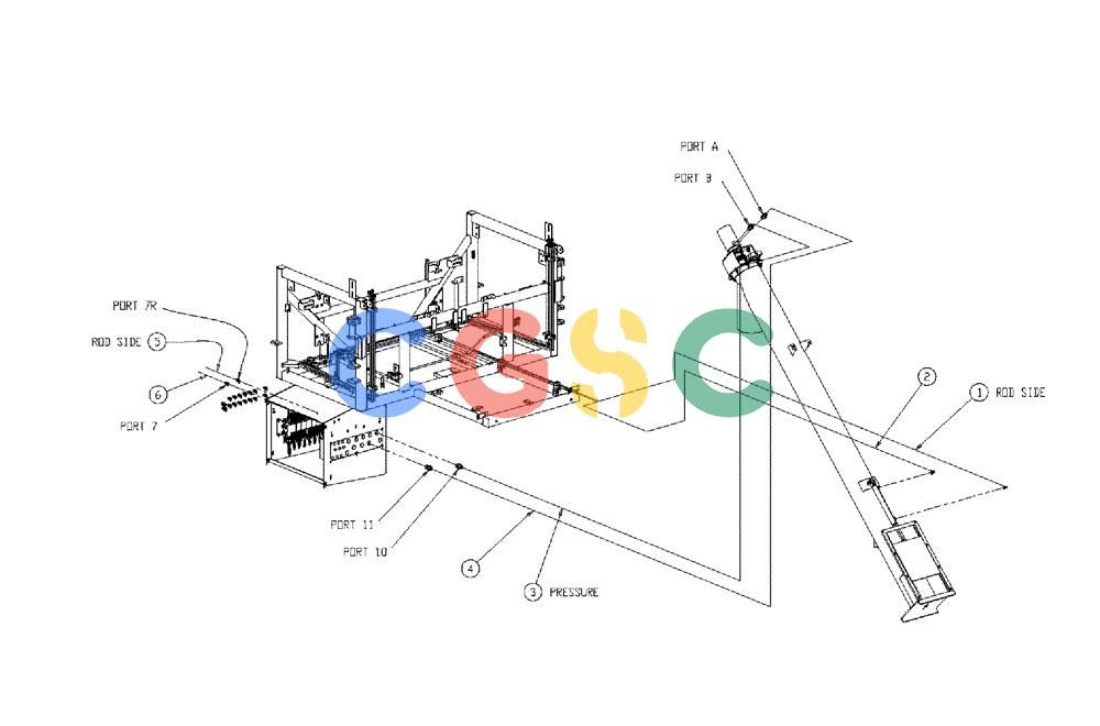 凯斯零件查询(438) - FLEX-AIR APPLICATOR - 1999 (2/99-3/03) (01-019) - MAIN AUGER HOSE GROUP Case Agriculture