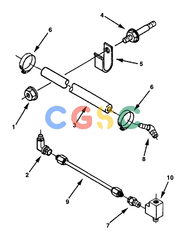 纽荷兰零件查询(DC80) - CRAWLER DOZER (N.A. VERSION) (4/99-) (0.203[01A]) - PIPING - FUEL DC80 New Holland Constructuion
