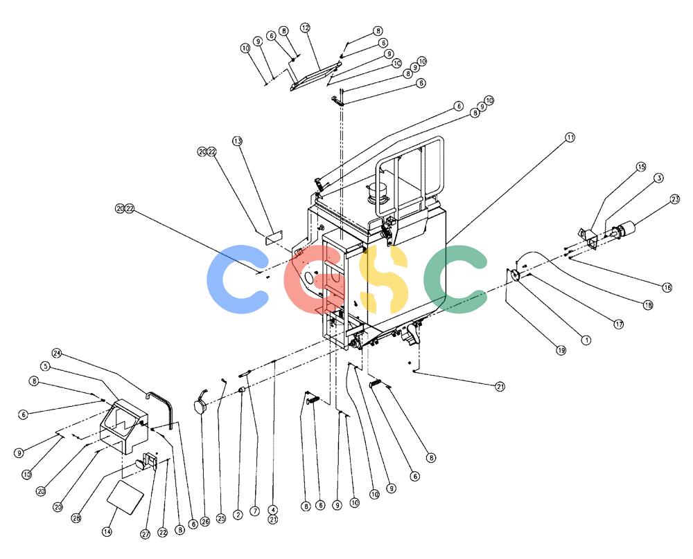凯斯零件查询(438) - FLEX-AIR APPLICATOR - 2003 (3/03-10/03) (02-003) - PARTS GROUP, DOUBLE BIN, LH, 37 CU FT Case Agriculture