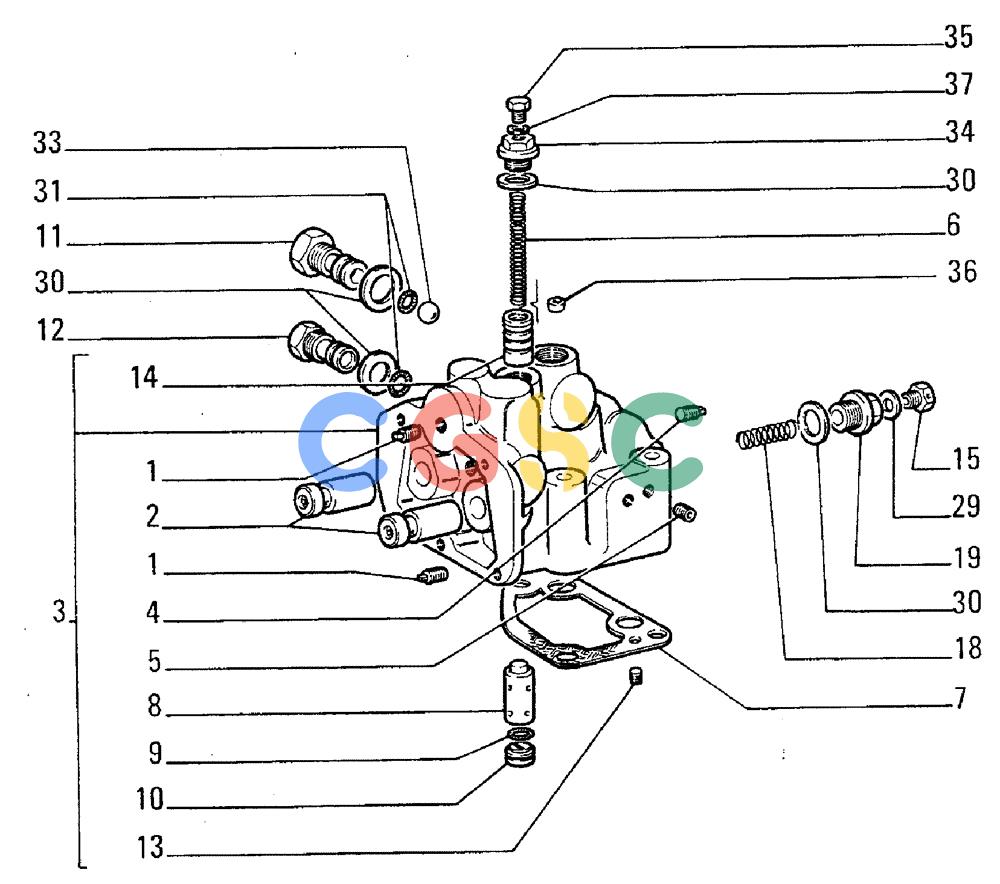 纽荷兰零件查询(FL5B) - CRAWLER LOADER (D2.29/A[001]) - CONTROL VALVE New Holland Constructuion