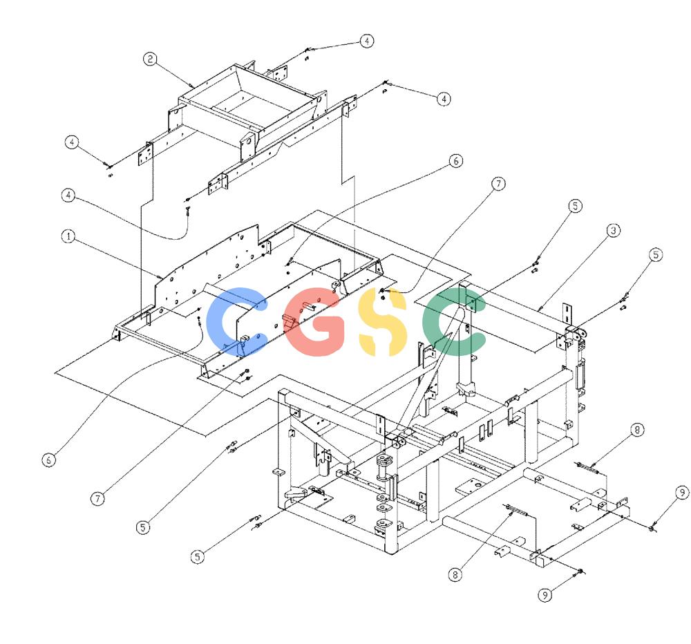 凯斯零件查询(438) - FLEX-AIR APPLICATOR - 1999 (2/99-3/03) (08-012) - FRAME GROUP, FLEX Case Agriculture