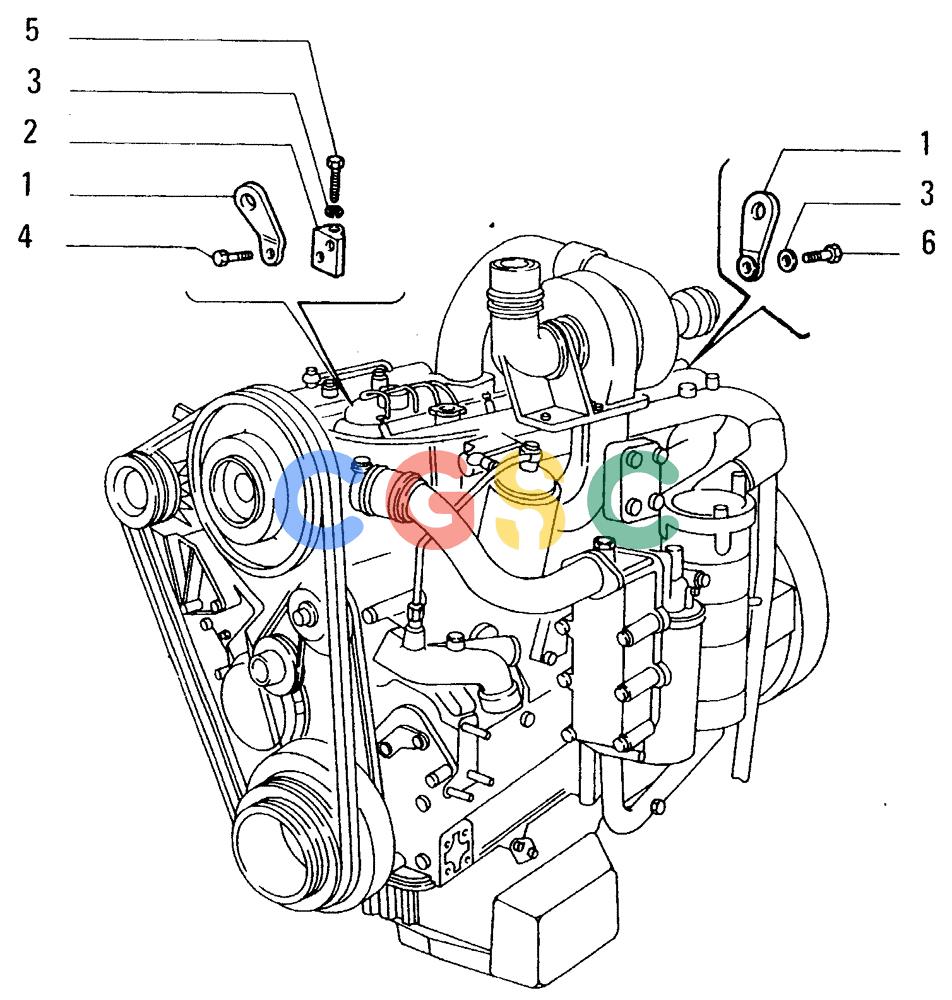 纽荷兰零件查询(FD14E) - CRAWLER DOZER (0.0450[001]) - HOOKS-ENGINE New Holland Constructuion