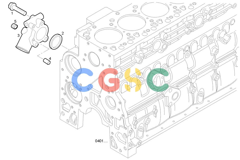 神钢零件查询(F4GE9484D J601) - ENGINE - 5801370290 - 84301930.. (1/07-12/07) (3230.031) - WATER PIPE Kobelco
