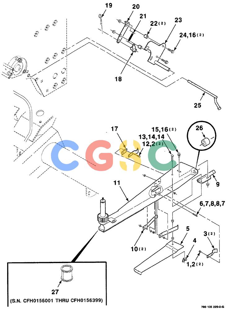 凯斯零件查询(RS561) - CASE IH ROUND BALER (1/99-12/00) (06-032) - TWINE THREADER SUPPORT ASSEMBLIES Case Agriculture